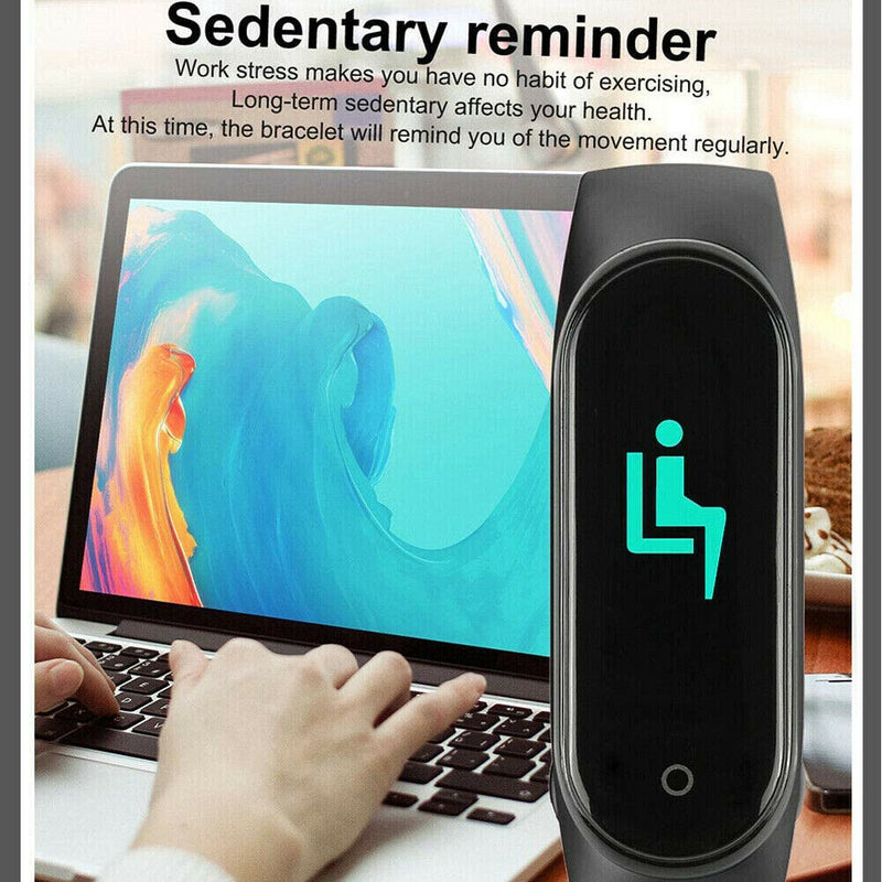 M Smart Watch Band Blood Pressure Bracelet Wristband Fitness Tracker Heart Rate Mostore.com