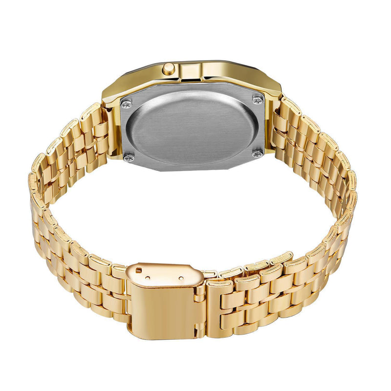 WR F91W Steel Band Electronic Watch Mostore.com