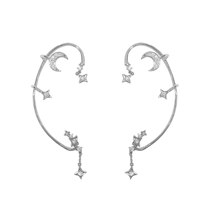 Korea Diamond Butterfly Ear Hook Without Pierced Bone Clip Mostore.com