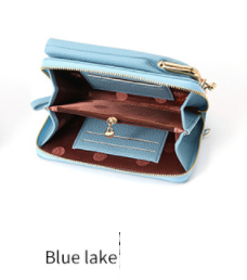 Fashion Lychee Pattern Solid Color Diagonal Shoulder Bag Mostore.com