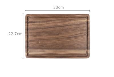 Black Walnut Wood Cutting Board Creative Whole Tray Fruit Chopping Cutting Board Wood Chopping Blocks For Kitchen Mostore.com