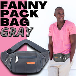 Men Women Fanny Pack Belt Waist Bag Cross Body Sling Shoulder Travel Sport Pouch Mostore.com