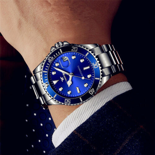 Men's Watch Relojes De Hombre Stainless Steel Quartz Luminous Classic Watches Mostore.com