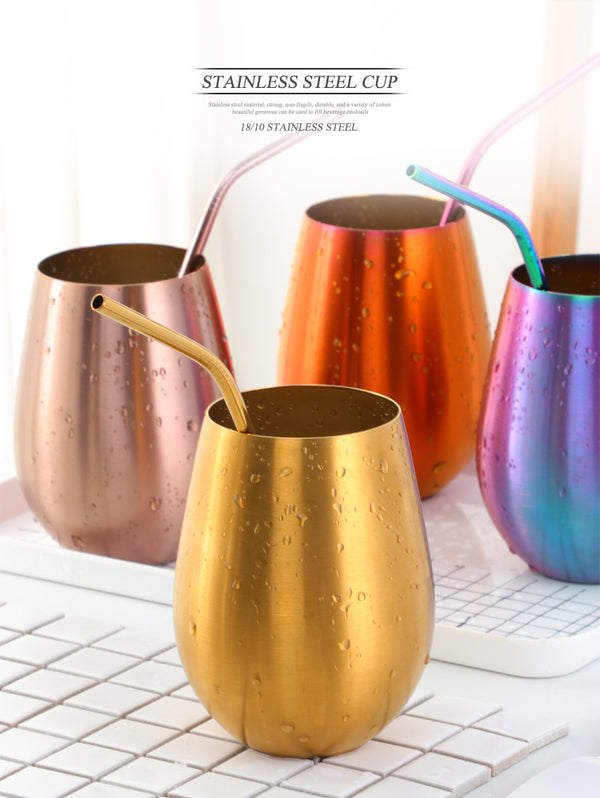 Stainless Steel Beer Mug Coffee Milk Tea Fruit Juice Mug Mostore.com