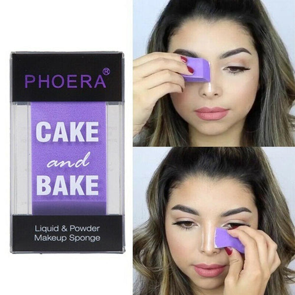 Quadrilateral shape makeup puff Mostore.com