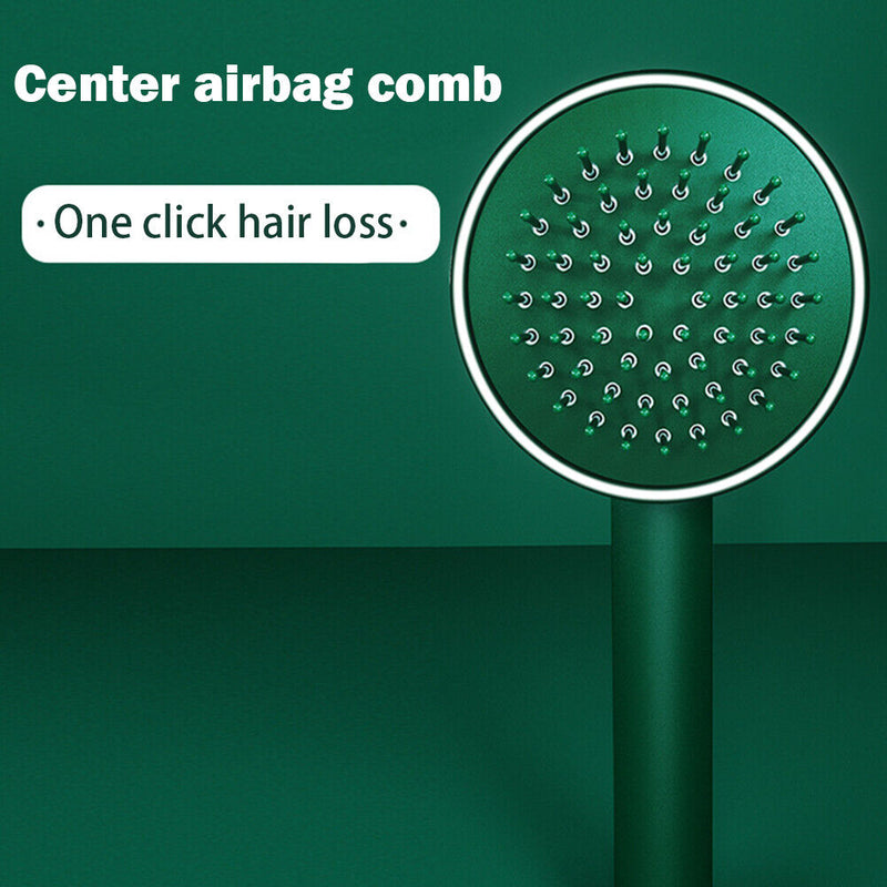 One-key Self-cleaning Hair Brush Anti-Static Airbag Massage Comb For Women Curly Hair Brush Detangling Hair Brush Mostore.com