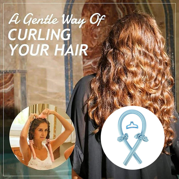 Heatless Curling Rod Curls Silk Ribbon Curlers Sleeping Soft Headband Wave Mostore.com