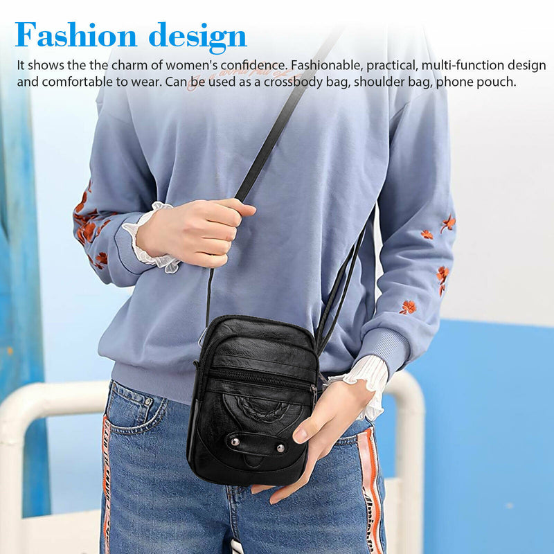 Small Cell Phone Purse Wallet Shoulder Bag Case Cross-body Pouch Handbag Women Mostore.com