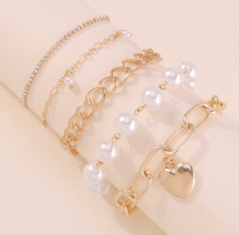Thick chain alloy bracelet Mostore.com
