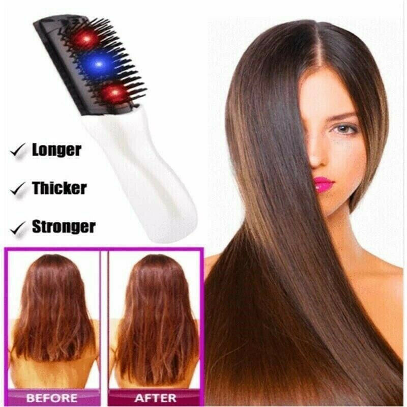 Electric Laser Infrared Anti Hair Loss Comb Vibration Scalp Massager Hair Brush Hair Scalp Massage Comb Hairbrush Bristle Nylon Women Wet Dry Curly Detangle Hair Brush Salon Hairdressing Mostore.com