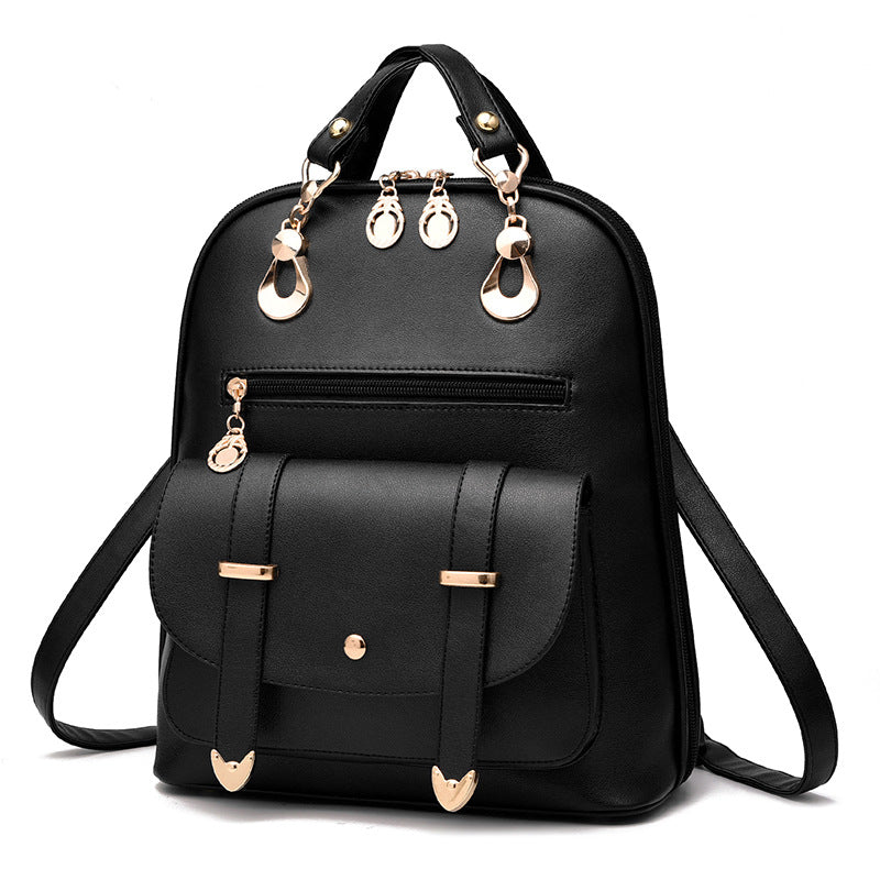 Female bag fashion PU leather dual-use backpack Mostore.com