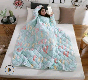 Winter Lazy Quilt with Sleeves Mostore.com