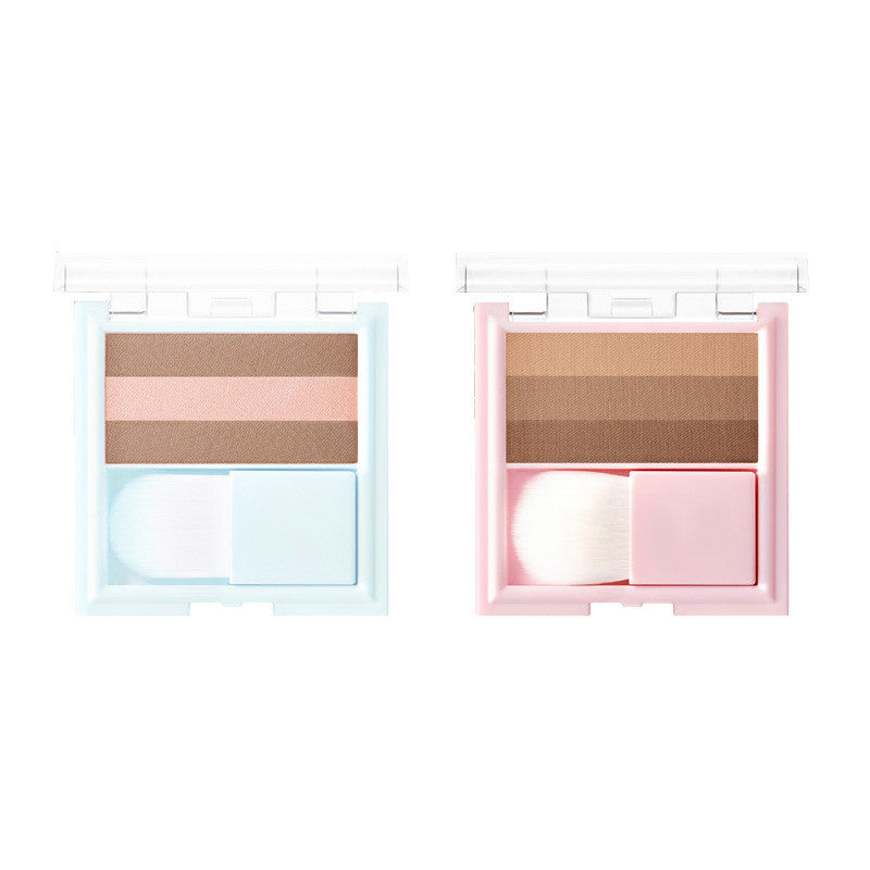 New Contouring Pan Powder Tricolor Highlight Shadow Mostore.com