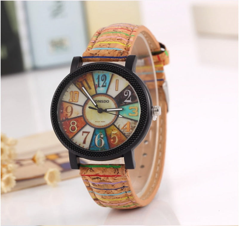 Casual Vintage Leather Women Quartz Wrist Watch Gift Clock Mostore.com