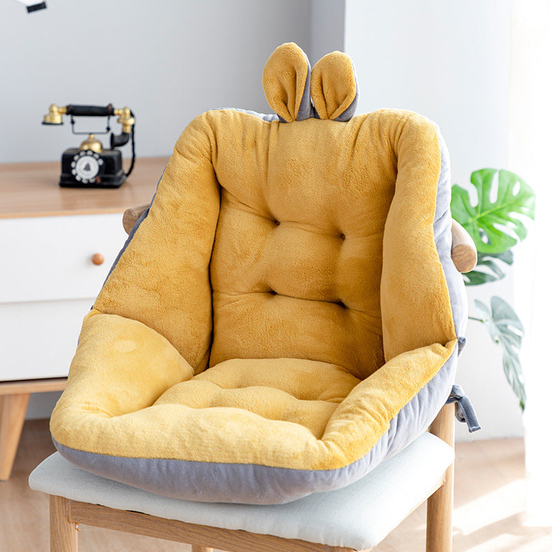 Sedentary Backrest Integrated Chair Cushion Seat Cushion Mostore.com