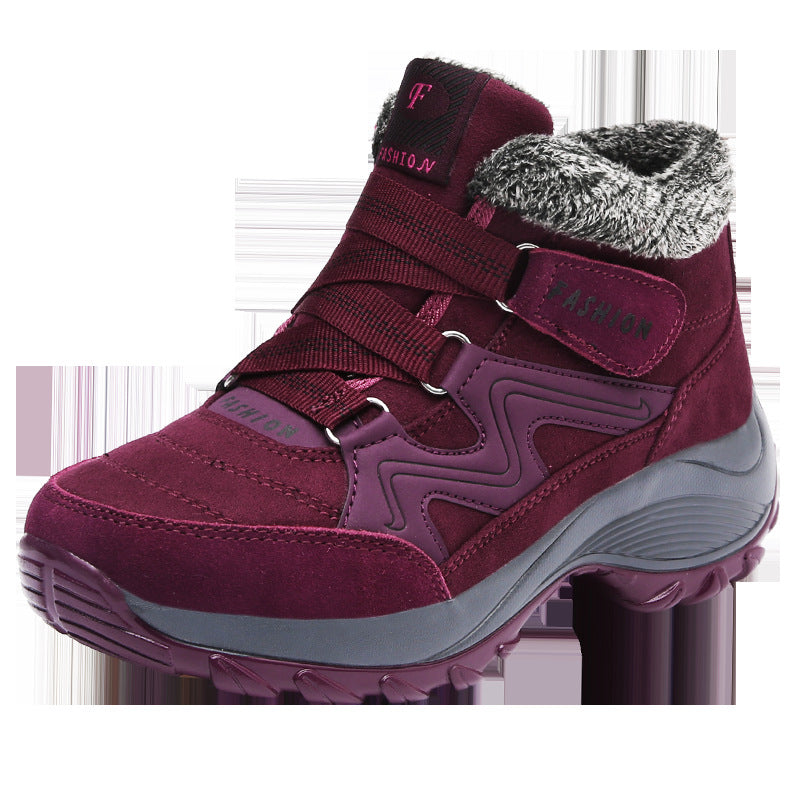 Hiking Shoes For Women Real Leather Non-Slip Outdoor Hiking Boots Trekking Shoes Waterproof Sport Sneakers Camping Sport Shoes Mostore.com