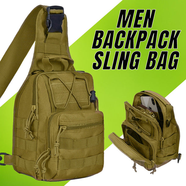Tactical Chest Bag Backpack Military Sling Shoulder Fanny Pack Cross Body Pouch Mostore.com