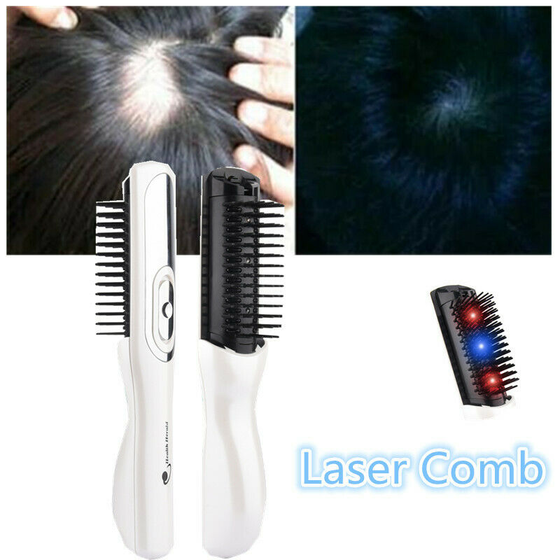 Electric Laser Infrared Anti Hair Loss Comb Vibration Scalp Massager Hair Brush Hair Scalp Massage Comb Hairbrush Bristle Nylon Women Wet Dry Curly Detangle Hair Brush Salon Hairdressing Mostore.com
