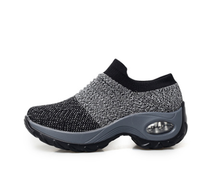 Dancing Soft Bottom Flying Woven Rocking Shoes Mostore.com