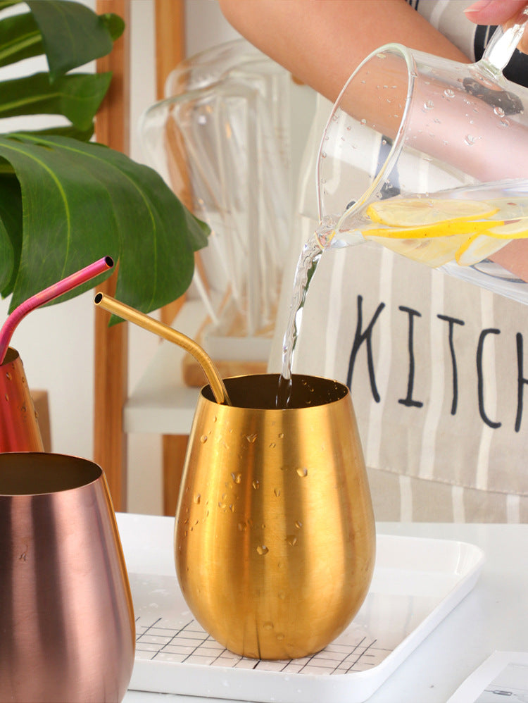 Stainless Steel Beer Mug Coffee Milk Tea Fruit Juice Mug Mostore.com