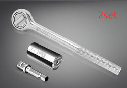 Universal Wrench Ratchet Universal Socket 7-19mm Power Drill Adapter Wrench Combination universal key American Varieties