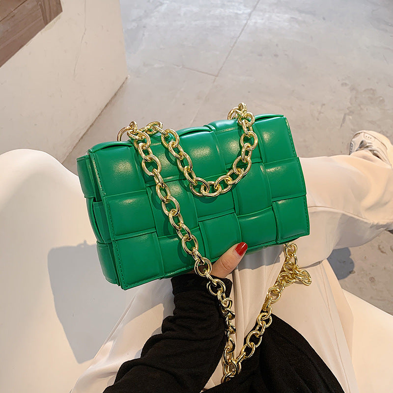 Woven soft top chain pack with versatile cross shoulder Mostore.com