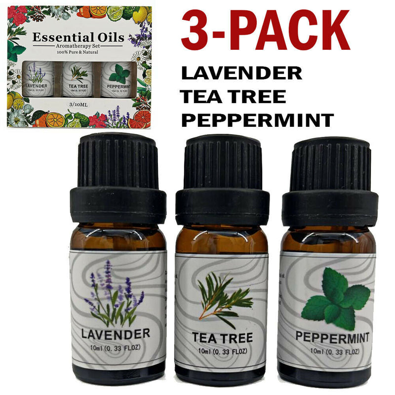 3 Pack - Aromatherapy Essential Oils Gift Set For Humidifiers Oil Diffuser Mist Mostore.com