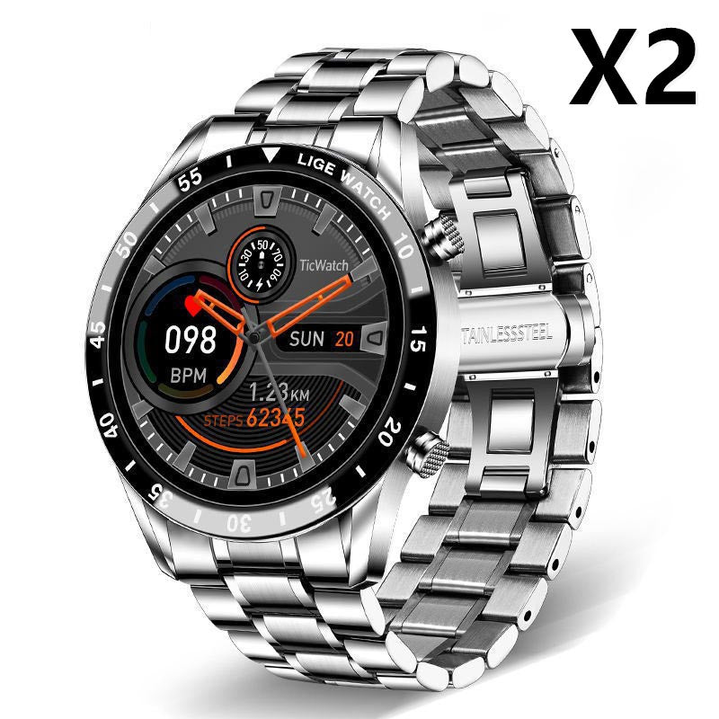 Smart Pedometer Heart Rate Blood Oxygen Detection Watch Mostore.com