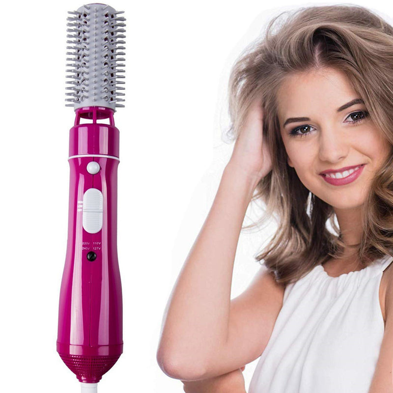 7 in 1Multi-functional Hot Air Comb Dry  Care One Step Hair Dryer Salon Collection Hair Straight Curler Two Use Mostore.com
