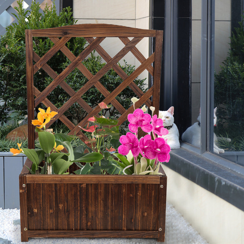 Free Standing Plant Raised Bed Flower Stand For Garden Or Yard Mostore.com