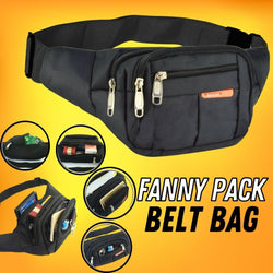 Waist Bag Fanny Pack For Men Women Hip Belt Bum Pouch Sport Travel Purse Unisex Mostore.com