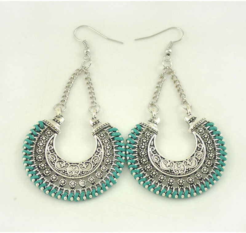 Bohemian vintage earrings Mostore.com