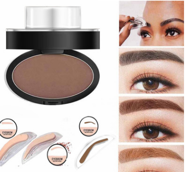 Eyebrow Powder Stamp Tint Stencil Kit Cosmetics Professional Makeup Waterproof Eye Brow Stamp Lift Eyebrow Enhancers Stencil Kit Click in Shop