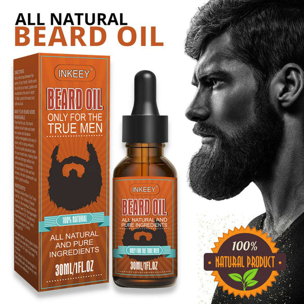 Beard Oil For MEN Hair Growth Oil Serum Mustache Grooming Growing Moisturizer US Mostore.com