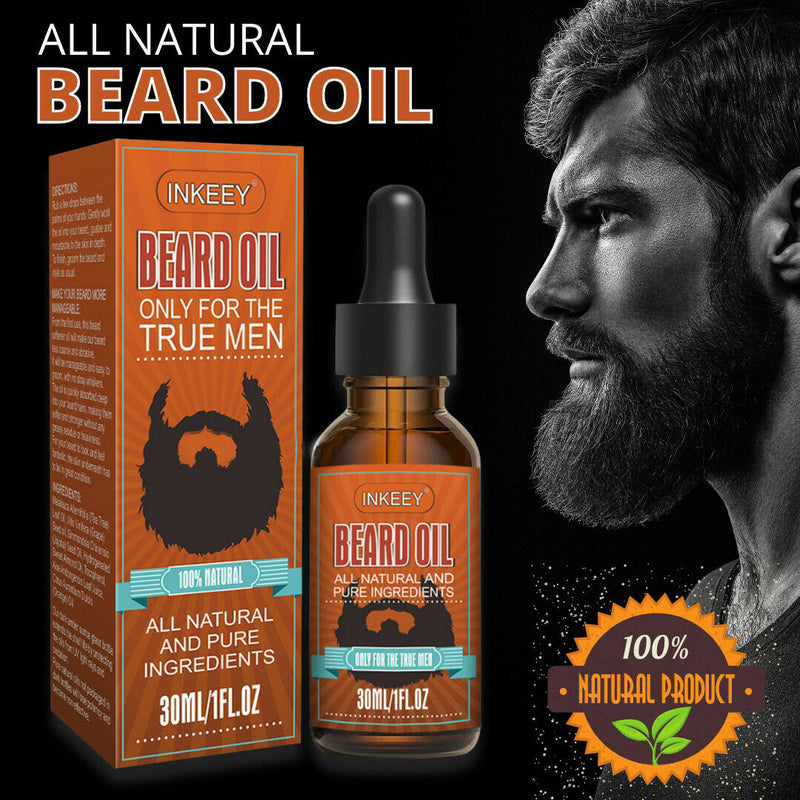 Beard Oil For MEN Hair Growth Oil Serum Mustache Grooming Growing Moisturizer US Mostore.com