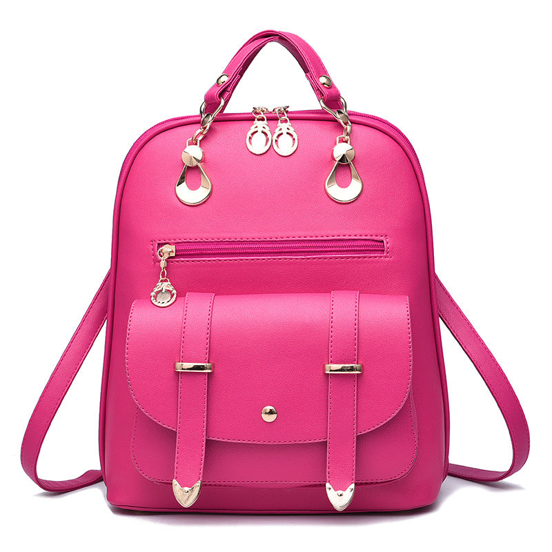 Female bag fashion PU leather dual-use backpack Mostore.com