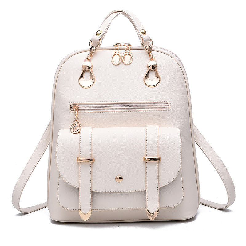 Female bag fashion PU leather dual-use backpack Mostore.com