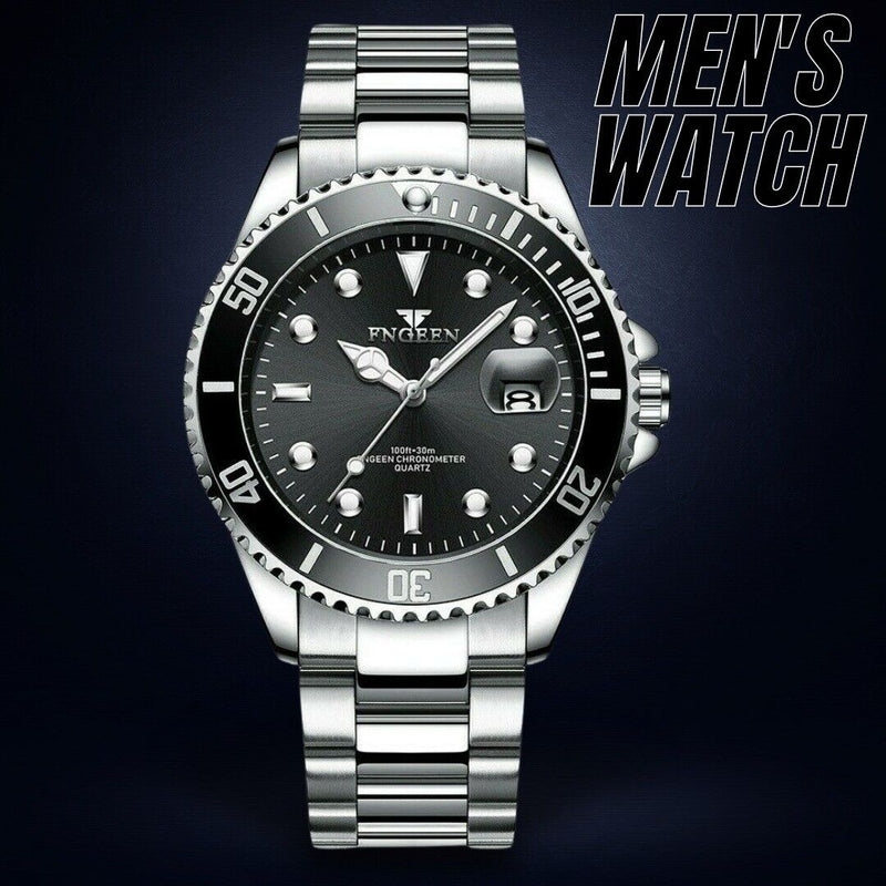 Men's Watch Relojes De Hombre Stainless Steel Quartz Luminous Classic Watches Mostore.com