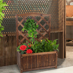 Free Standing Plant Raised Bed Flower Stand For Garden Or Yard Mostore.com