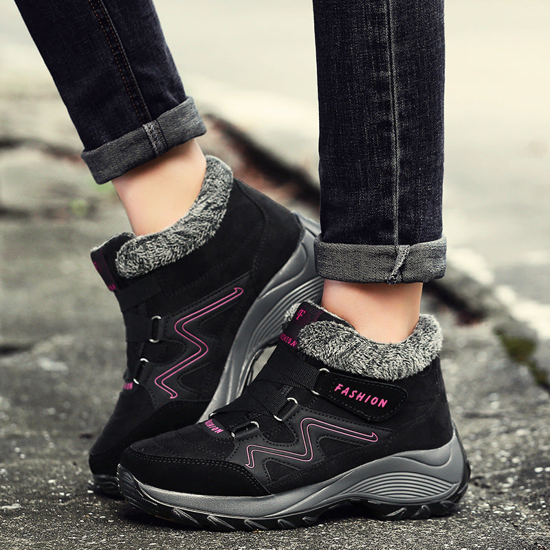 Hiking Shoes For Women Real Leather Non-Slip Outdoor Hiking Boots Trekking Shoes Waterproof Sport Sneakers Camping Sport Shoes Mostore.com