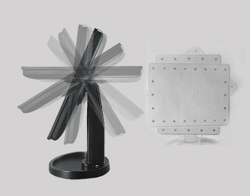Professional 22 LED Makeup Mirror Light Portable Rotation Vanity Lights Lamp Touch Bright Adjustable USB Or Battery Use 22 LED Makeup Mirror Lighted Stand Tabletop Touch Screen Vanity White or Black Mostore.com