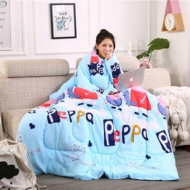 Winter Lazy Quilt with Sleeves Mostore.com