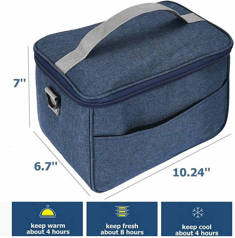 Lunch Bag Insulated Lunch Tote Bag Meal Prep Bento Box Cooler Bag for Men Women Mostore.com