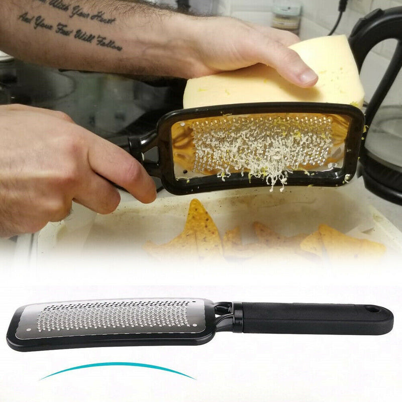 Handheld Cheese Grater Lemon Zester Ginger Fine Shredder Scraper Rasp File Tool Mostore.com
