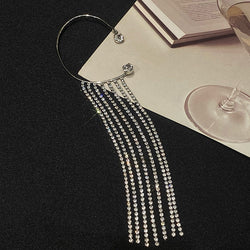 Fashionable And Simple Long Tassel Earrings Mostore.com