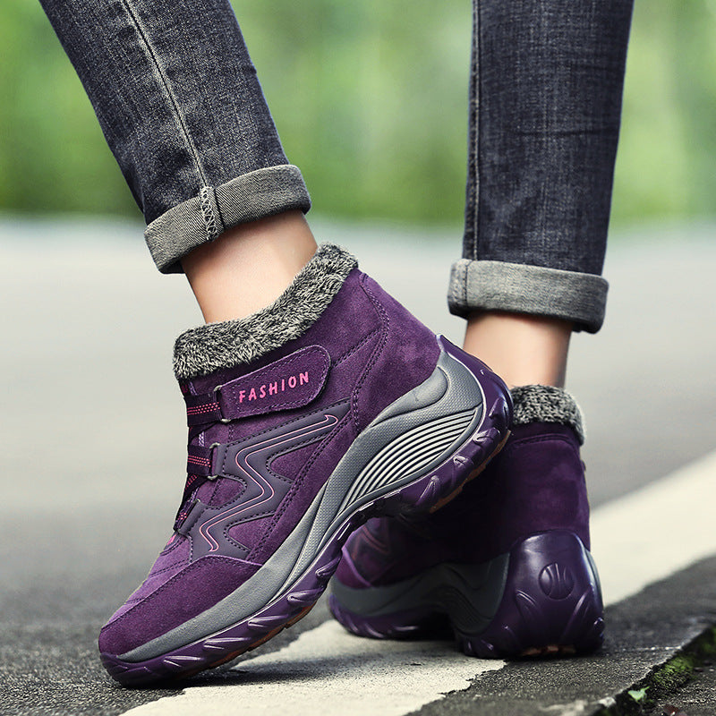 Hiking Shoes For Women Real Leather Non-Slip Outdoor Hiking Boots Trekking Shoes Waterproof Sport Sneakers Camping Sport Shoes Mostore.com