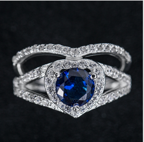 Heart-shaped Diamond Ring Mostore.com