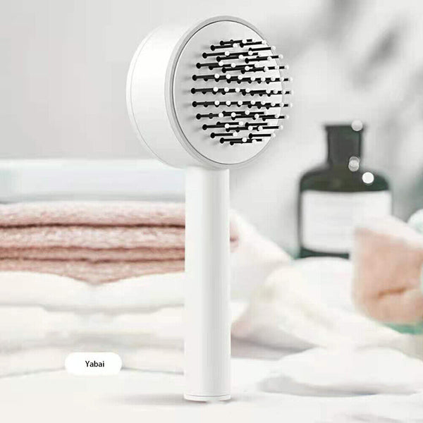 One-key Self-cleaning Hair Brush Anti-Static Airbag Massage Comb For Women Curly Hair Brush Detangling Hair Brush Mostore.com