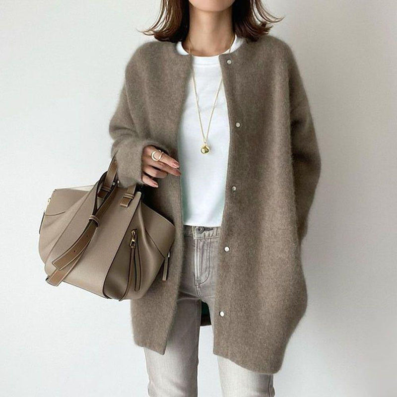 Soft Knitted Coat For Slimming Sense Of Design Women Cardigans Loose Jacket Autumn And Spring American Varieties