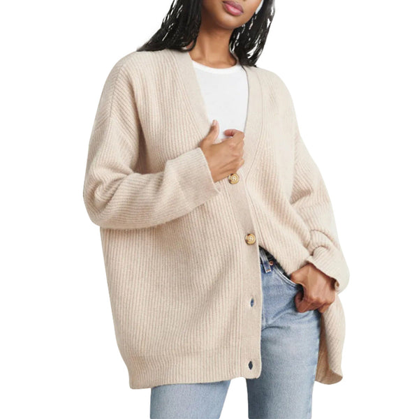 Popular Solid Color Cardigan Sweater Coat For Women American Varieties